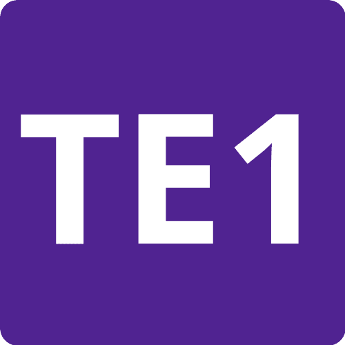 Illustration de la ligne TE1